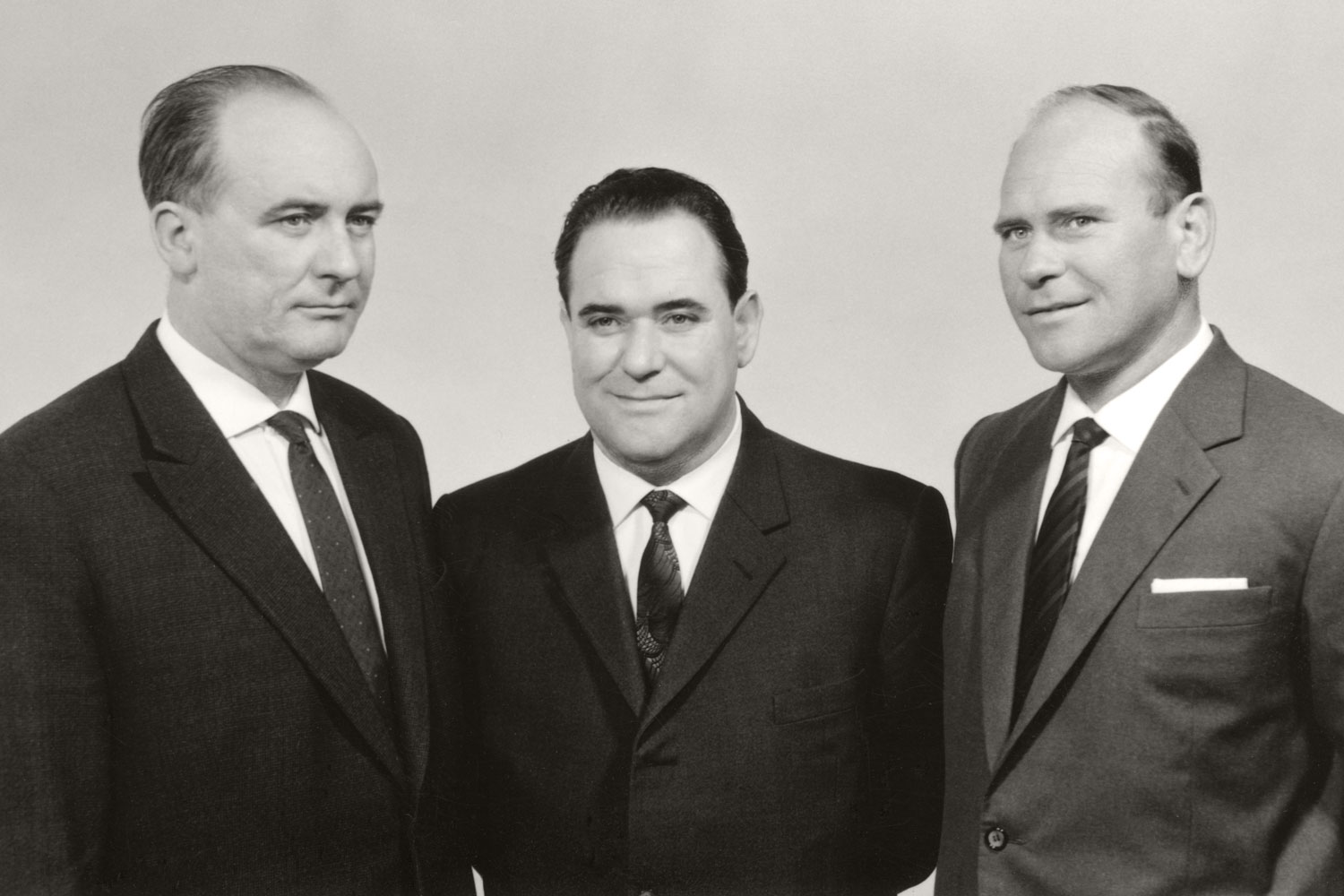 Il socievole, il parsimonioso e lo sportivo: Alois, Hans e Heinz Pöttinger.